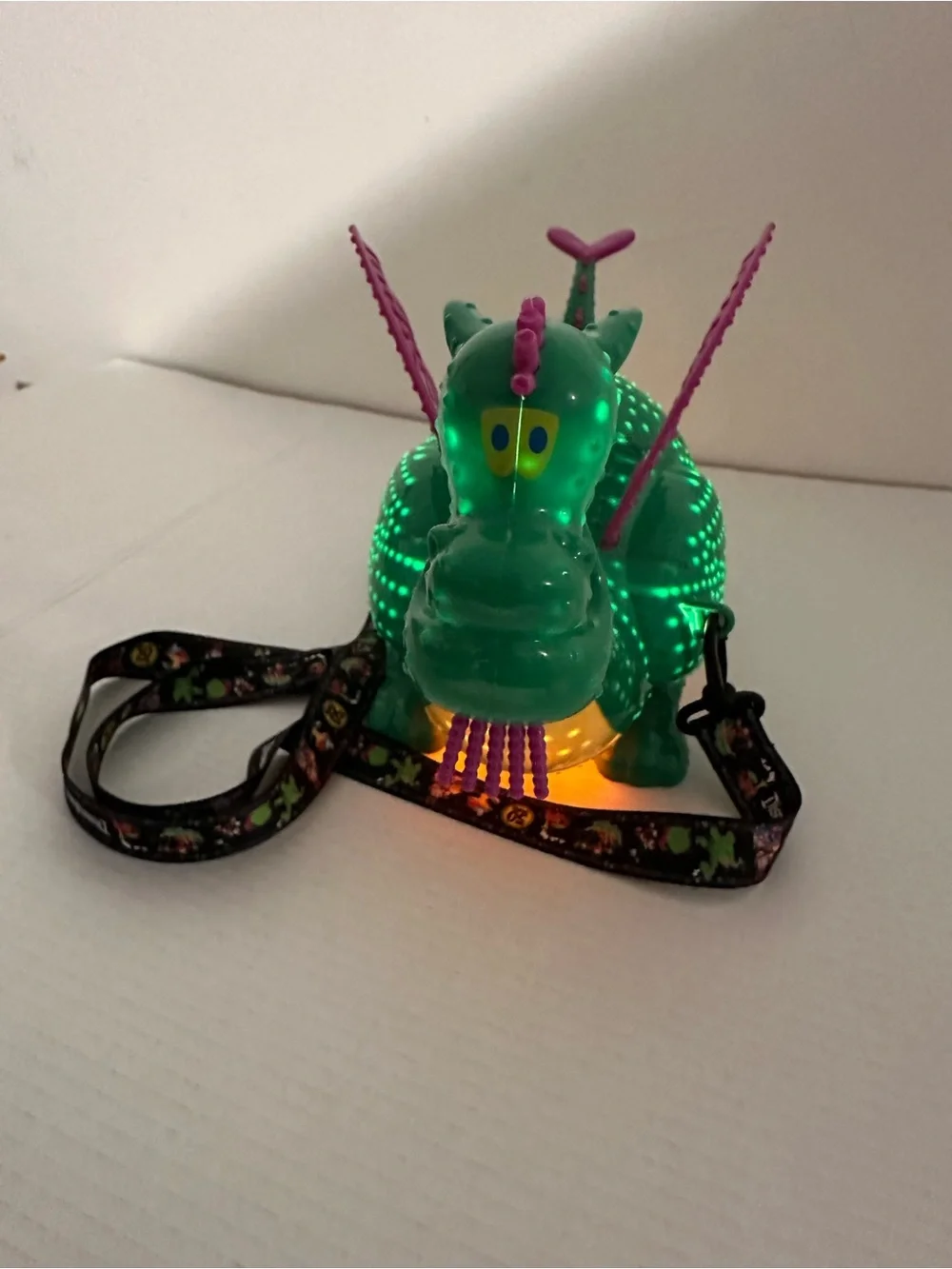 Disney Parks Light up Elliot Dragon Popcorn Bucket Main Street Electrical Parade